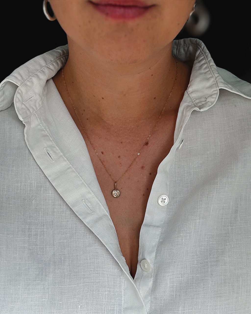 Diamond and Gold Necklace