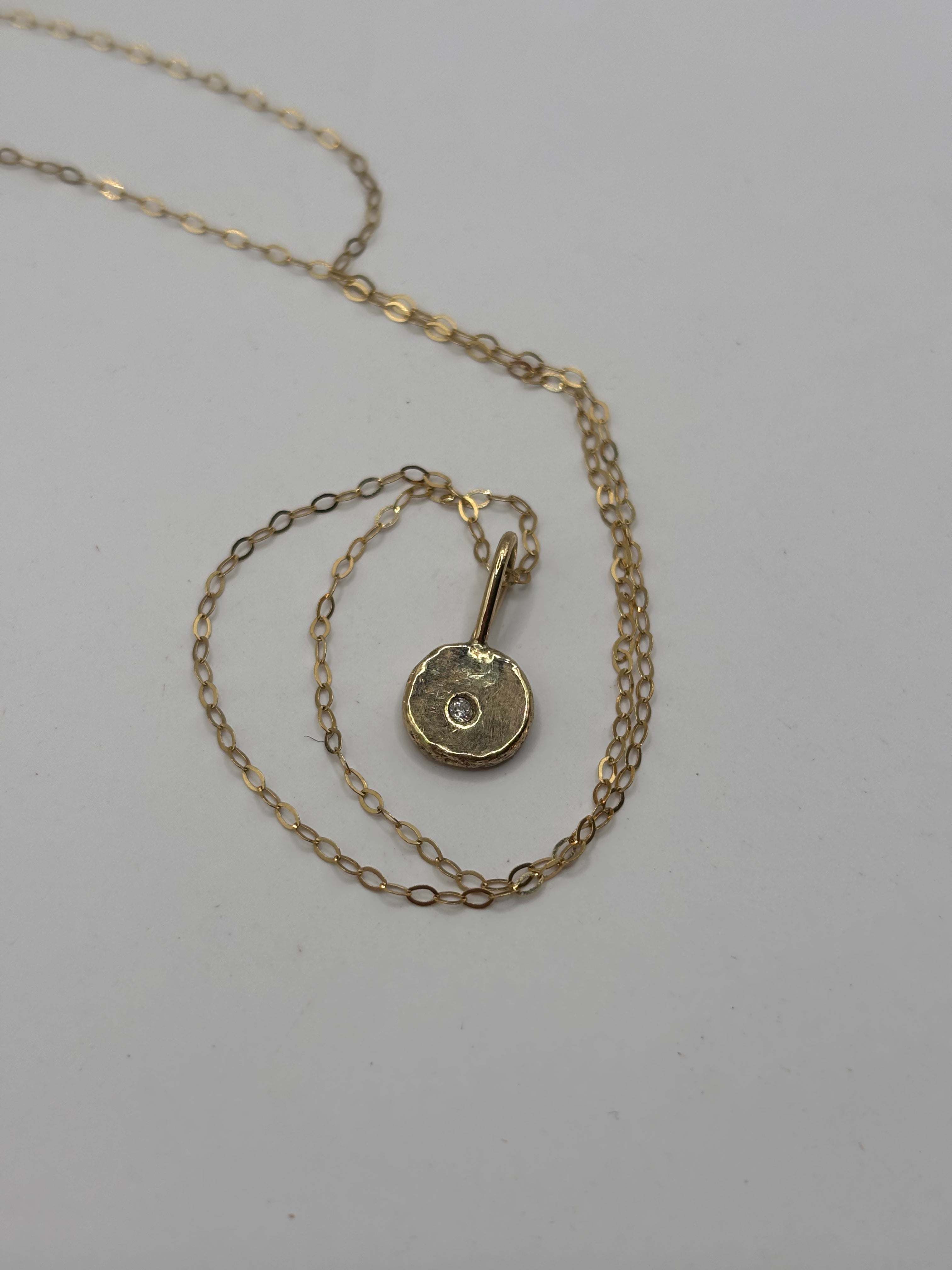 Diamond and Gold Necklace