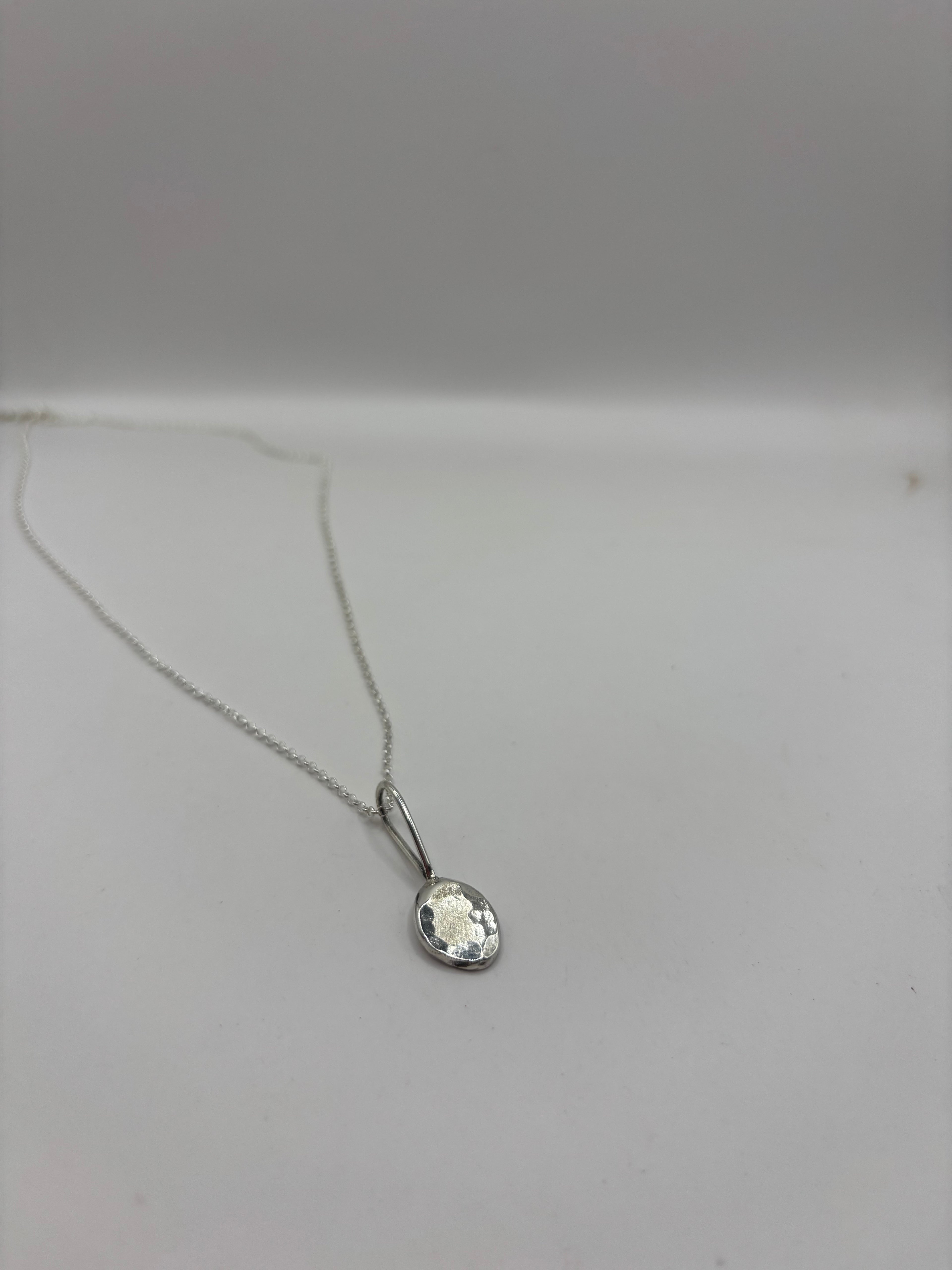 Silver Pebble Necklace