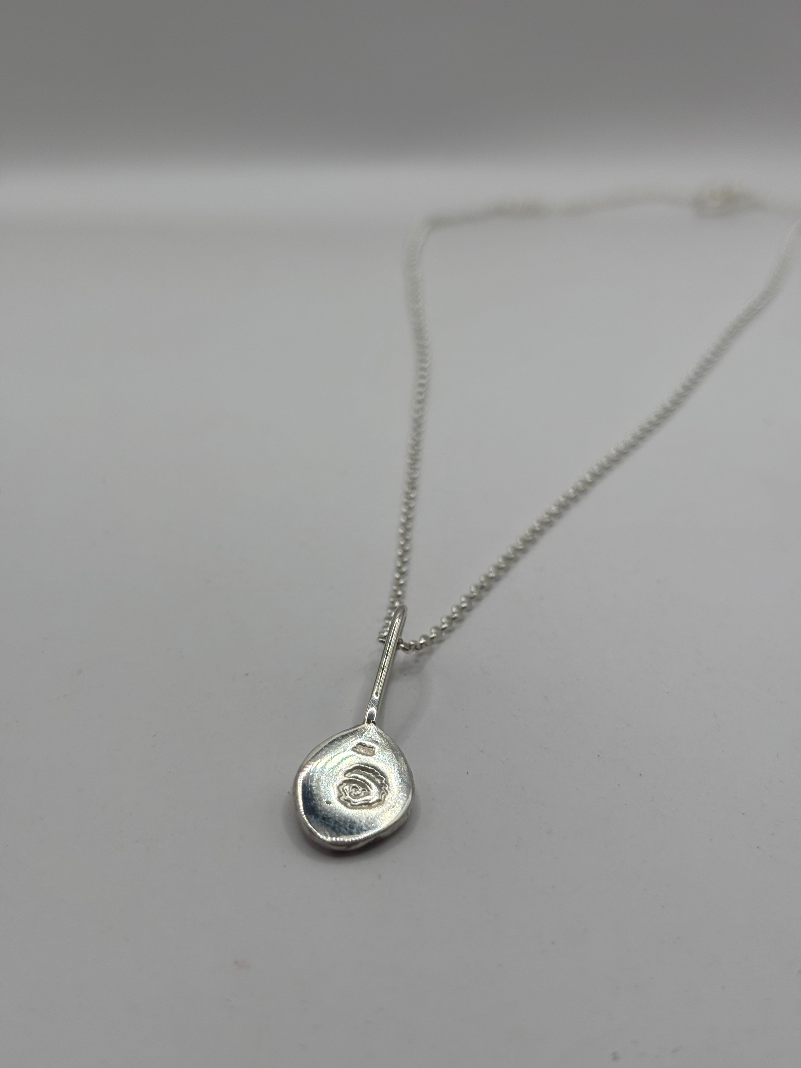 Silver Pebble Necklace