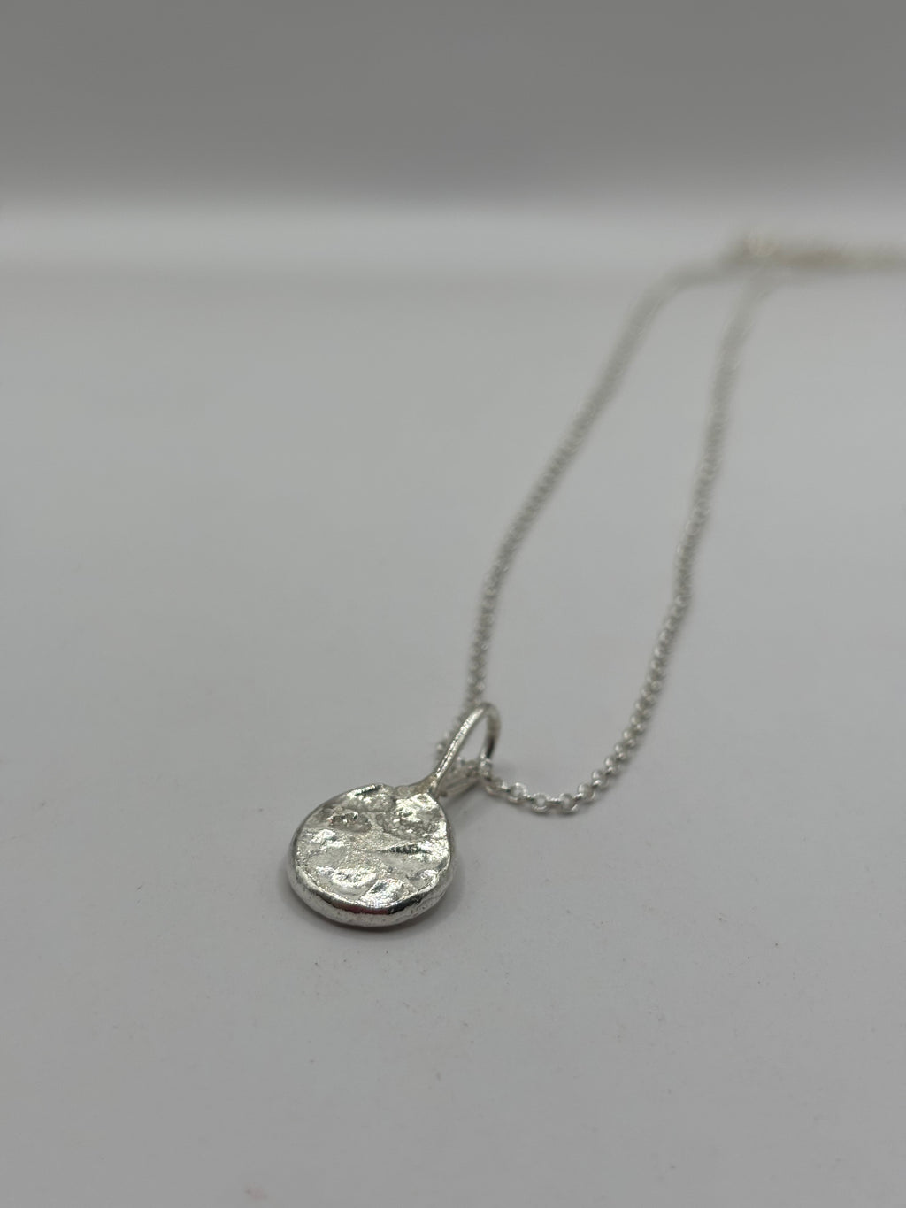 Silver Pebble Necklace