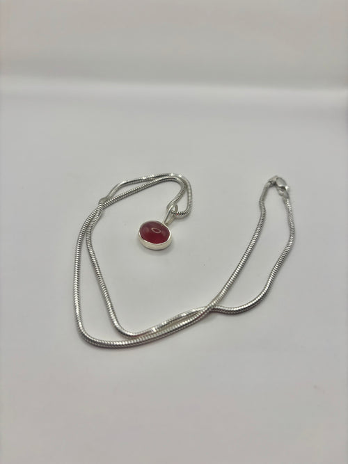Carnelian Oval Necklace