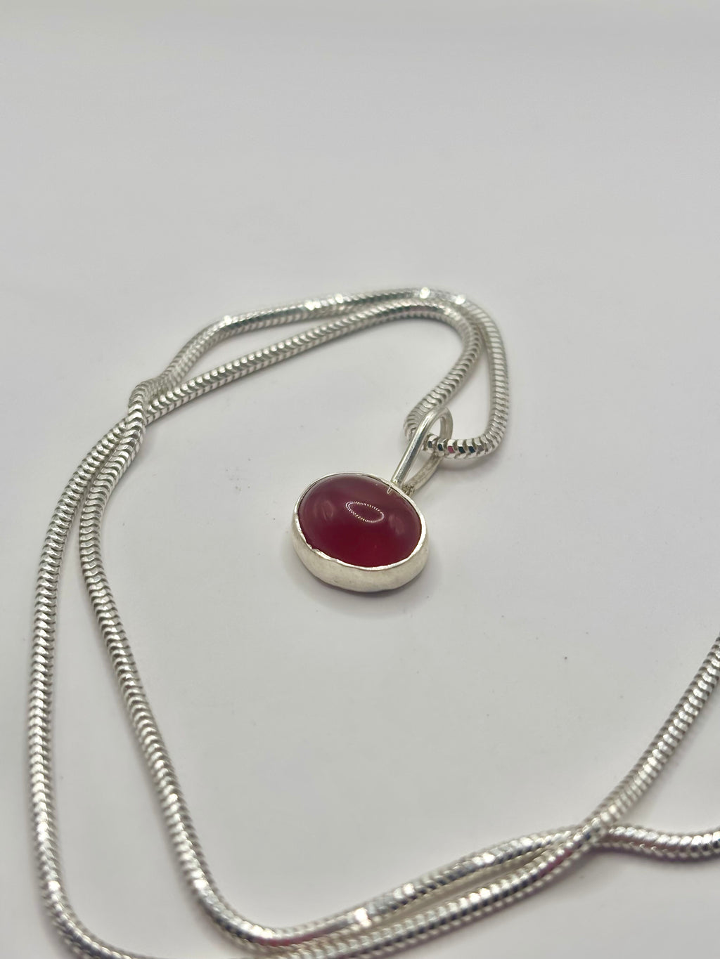 Carnelian Oval Necklace