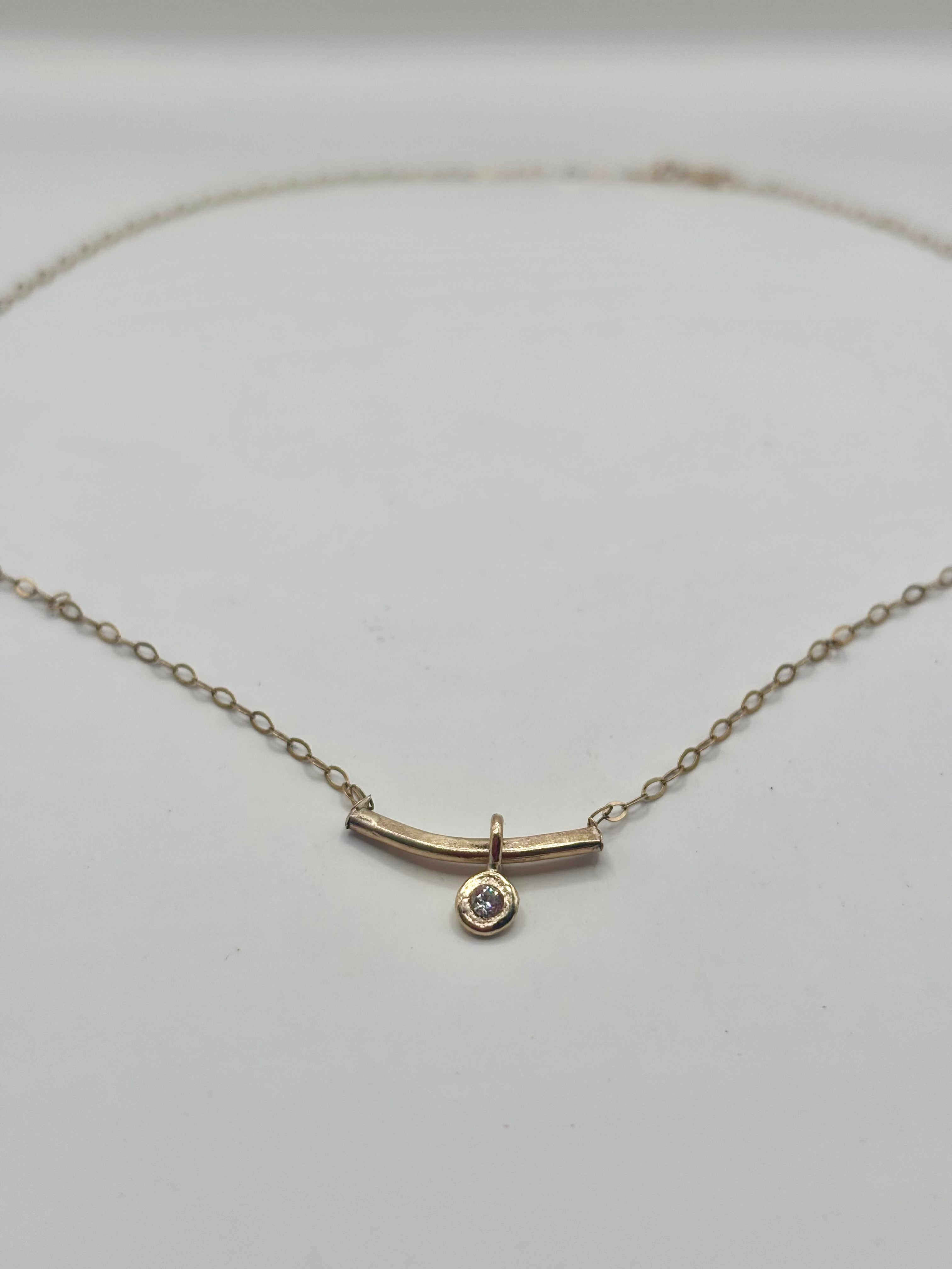 Gold Bar Necklace