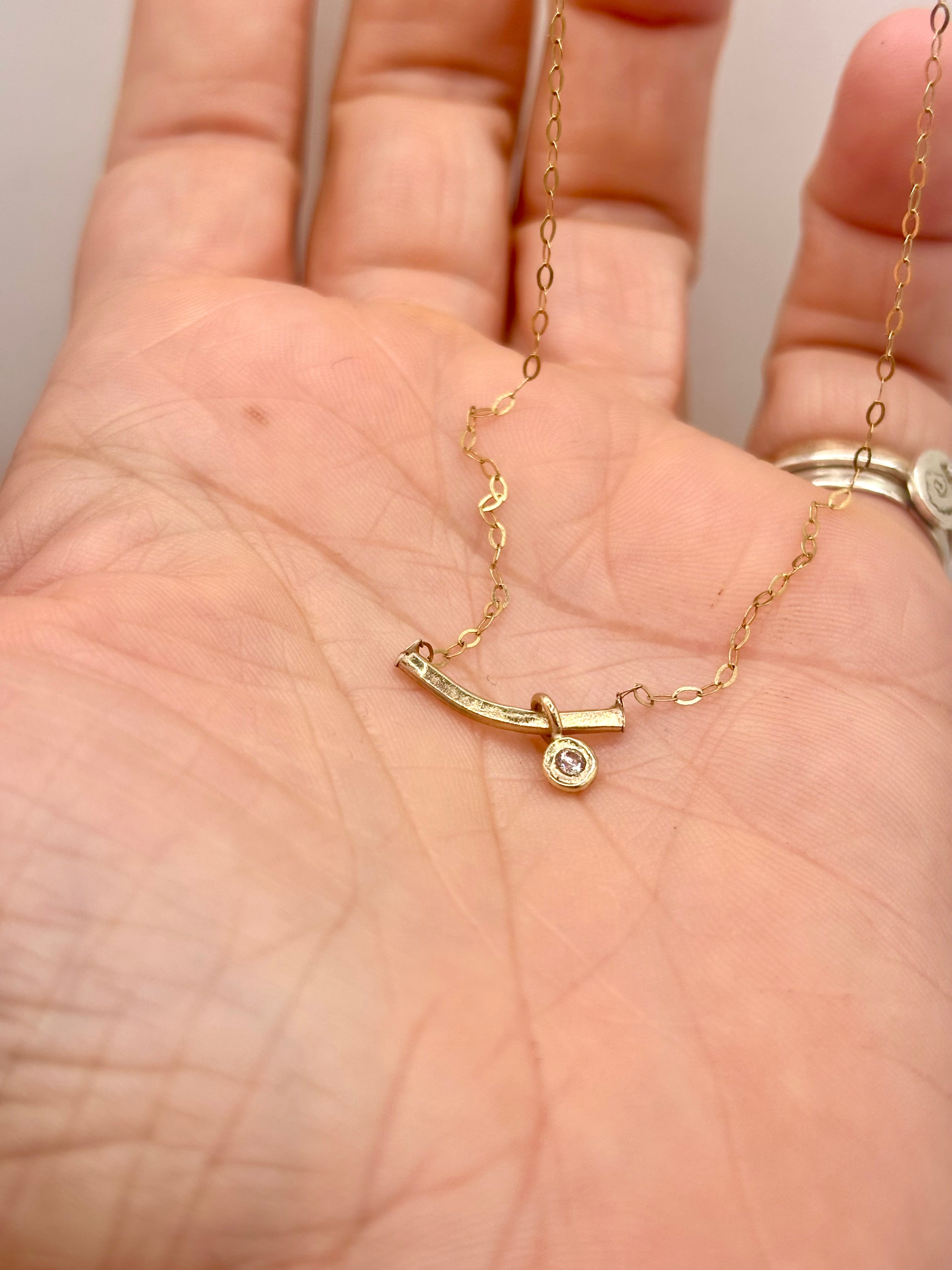 Gold Bar Necklace