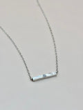 Silver Bar Necklace