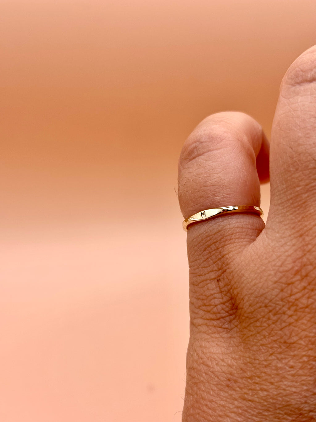 Initial Pinky Ring